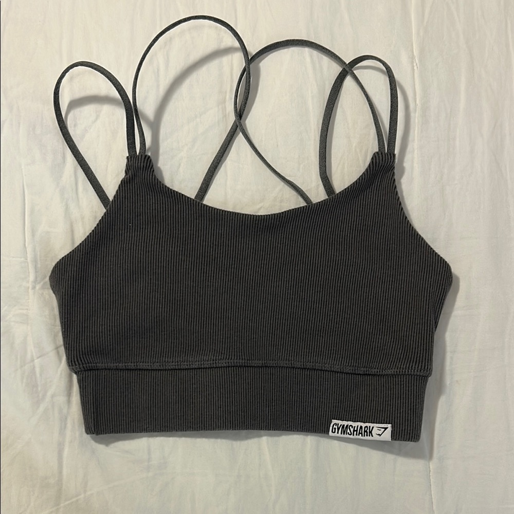 Gymshark Slounge Bra Dark Gray